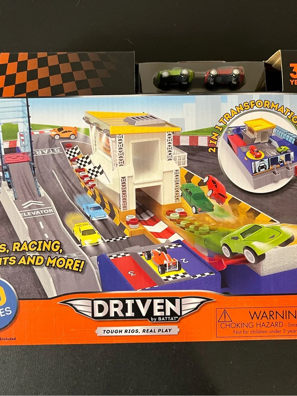 Driven by Battat 80 Piece Mini Race Track Pocket Series Micro Machines New